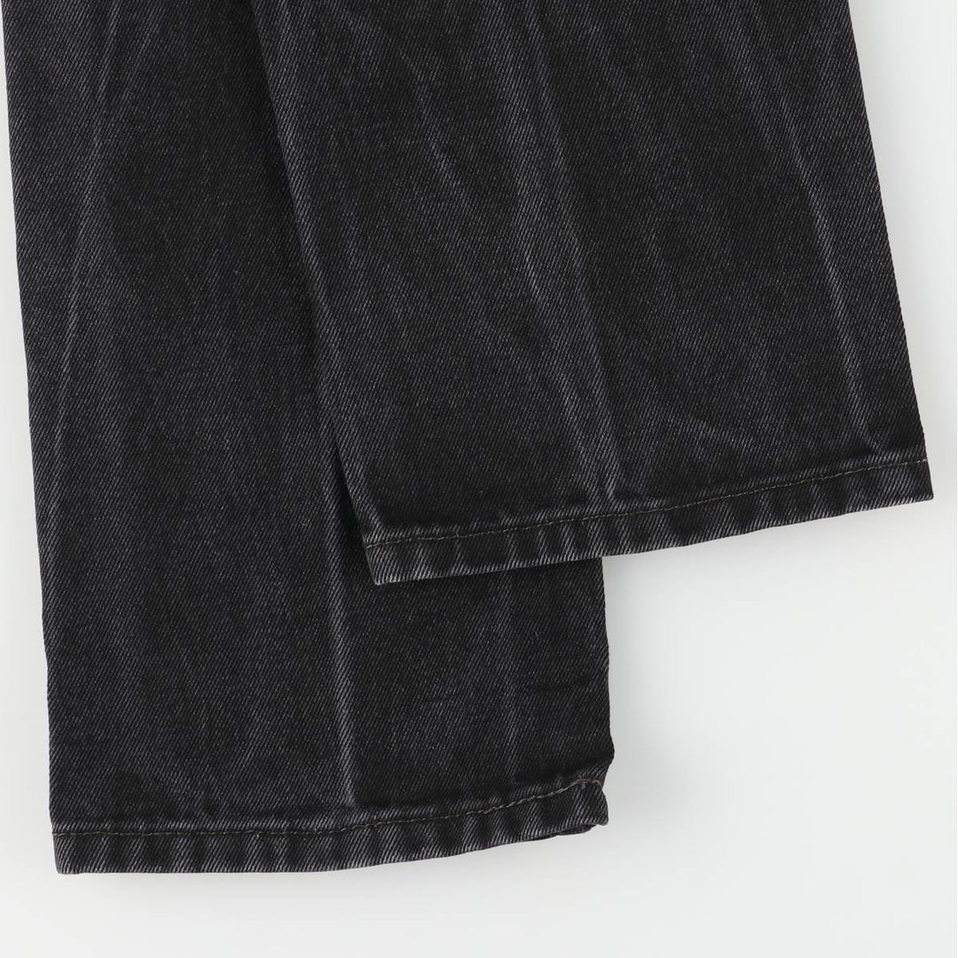 Levi's 505 Black Denim Tapered Denim Pants for Men, W30 equivalent cotton black type Vintage Second Hand