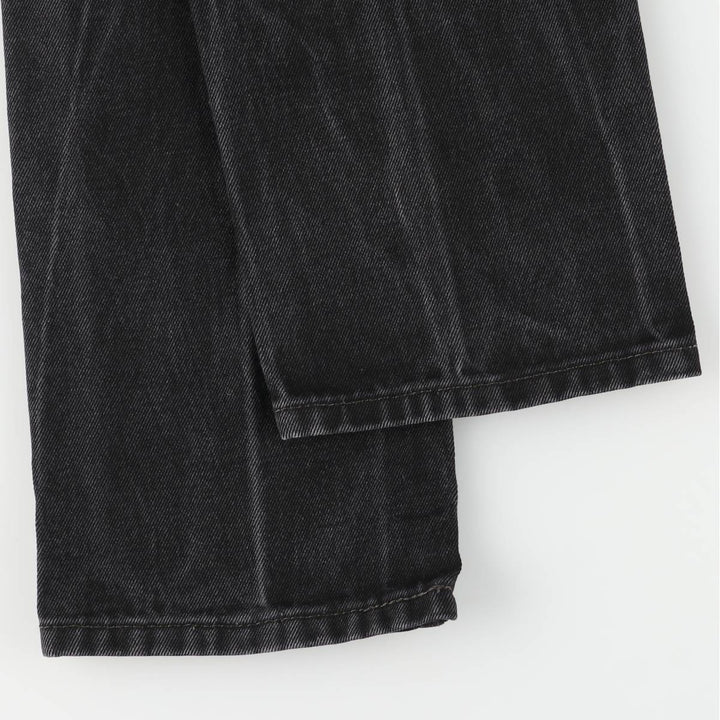 Levi's 505 Black Denim Tapered Denim Pants for Men, W30 equivalent cotton black type Vintage Second Hand
