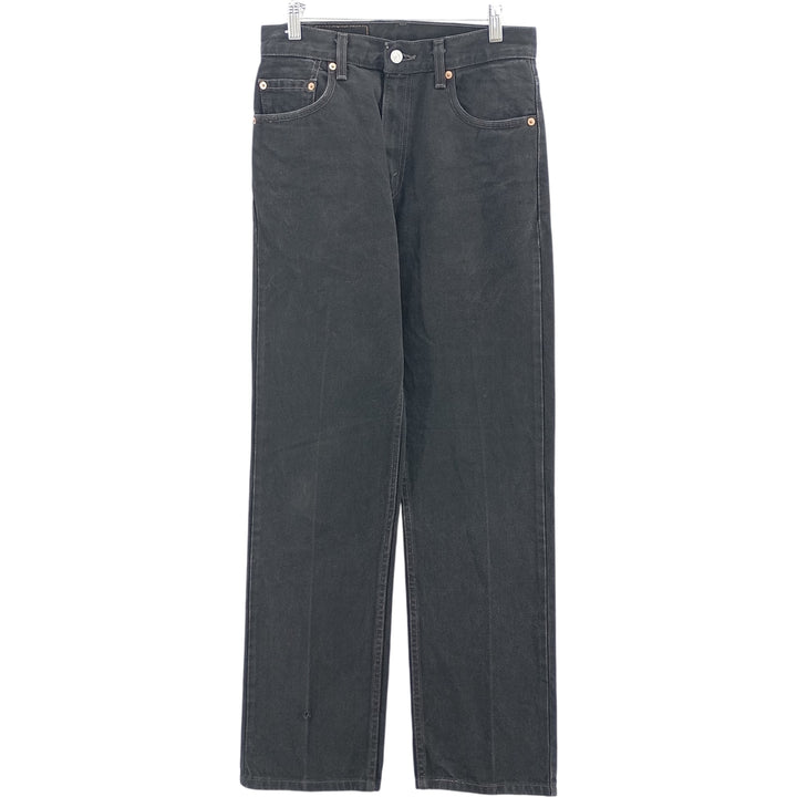 90'S Levi's 505-0260 Black Denim Tapered Denim Pants, Men's, Size W29, Vintage cotton black type Vintage Second Hand