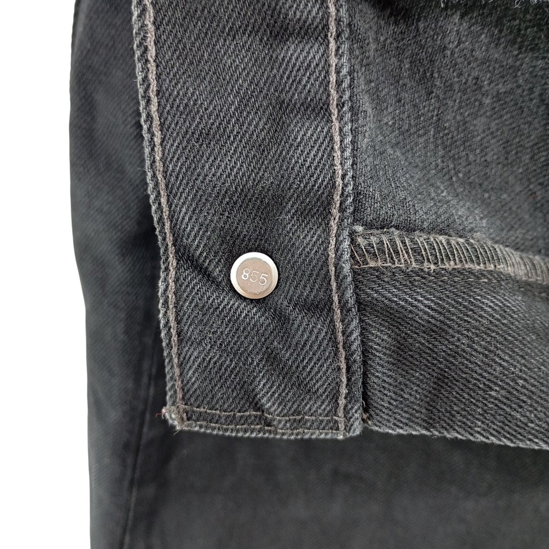 90'S Levi's 505-0260 Black Denim Tapered Denim Pants, Men's, Size W29, Vintage cotton black type Vintage Second Hand
