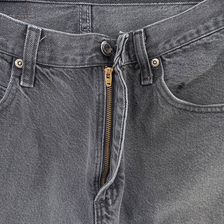 Wrangler Black Denim Straight Denim Pants Men's W32 cotton black type Vintage Second Hand