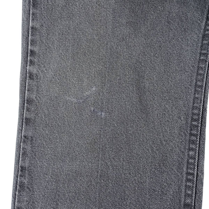 Wrangler Black Denim Straight Denim Pants Men's W32 cotton black type Vintage Second Hand