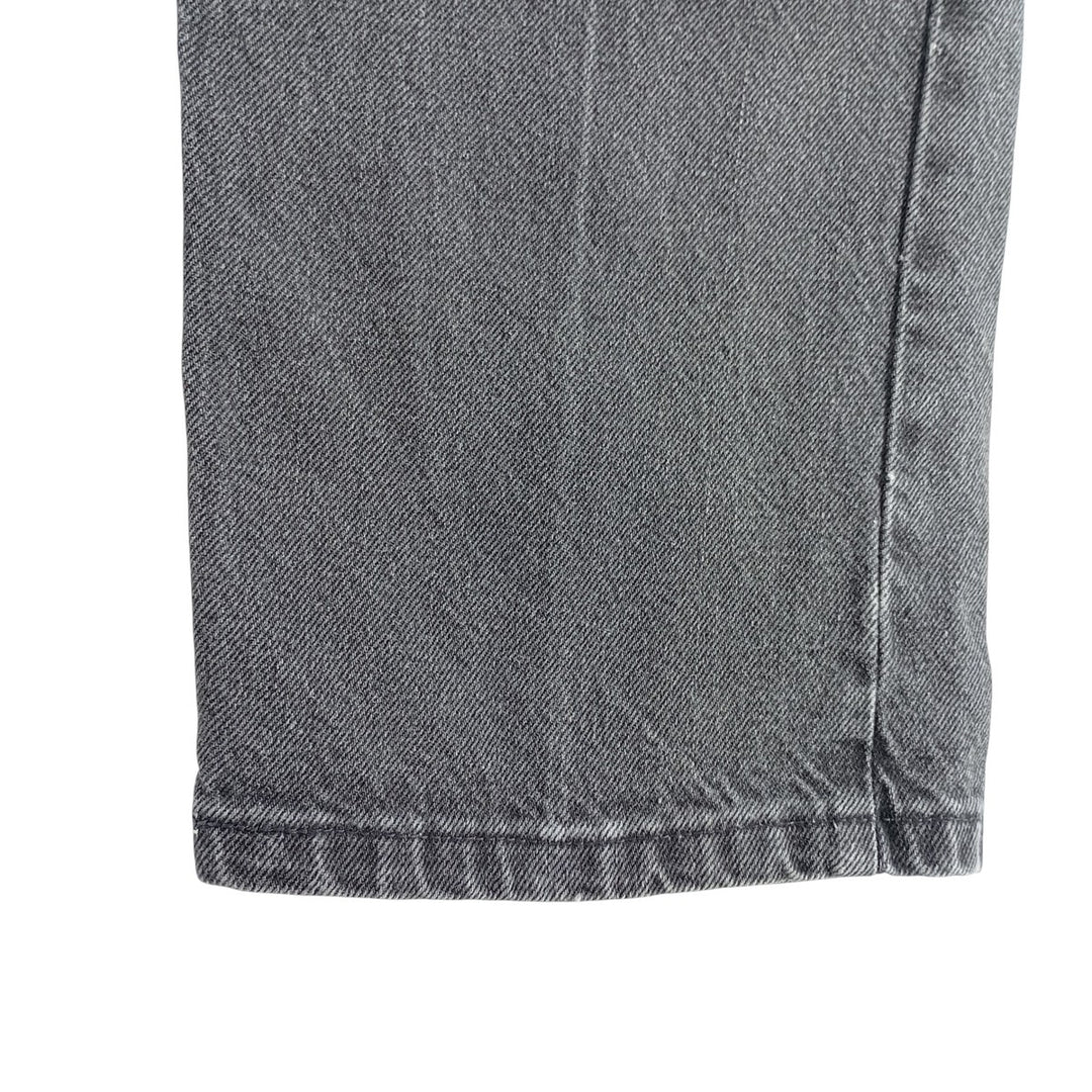 Wrangler Black Denim Straight Denim Pants Men's W32 cotton black type Vintage Second Hand
