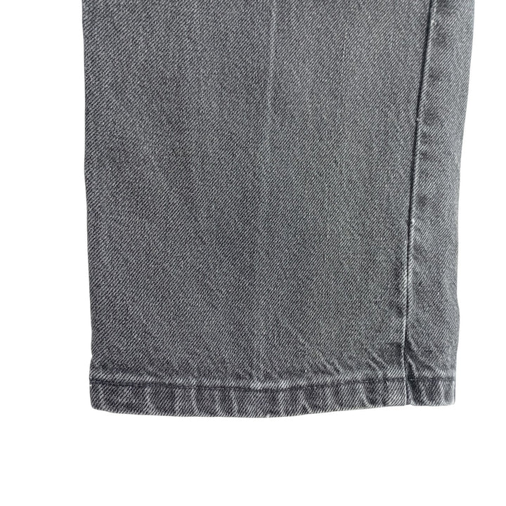 Wrangler Black Denim Straight Denim Pants Men's W32 cotton black type Vintage Second Hand