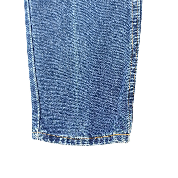 90'S Levi's 15551-4537 Relaxed Fit Tapered Leg Denim Pants, Made in USA, Women's Size L (W28) cotton blue type Vintage Second Hand
