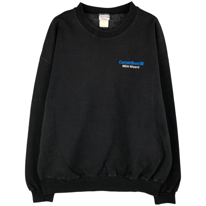 2000s~ Jerzees CertainTeed Advertising Sweatshirt, Men's XL unclear black type Vintage Second Hand
