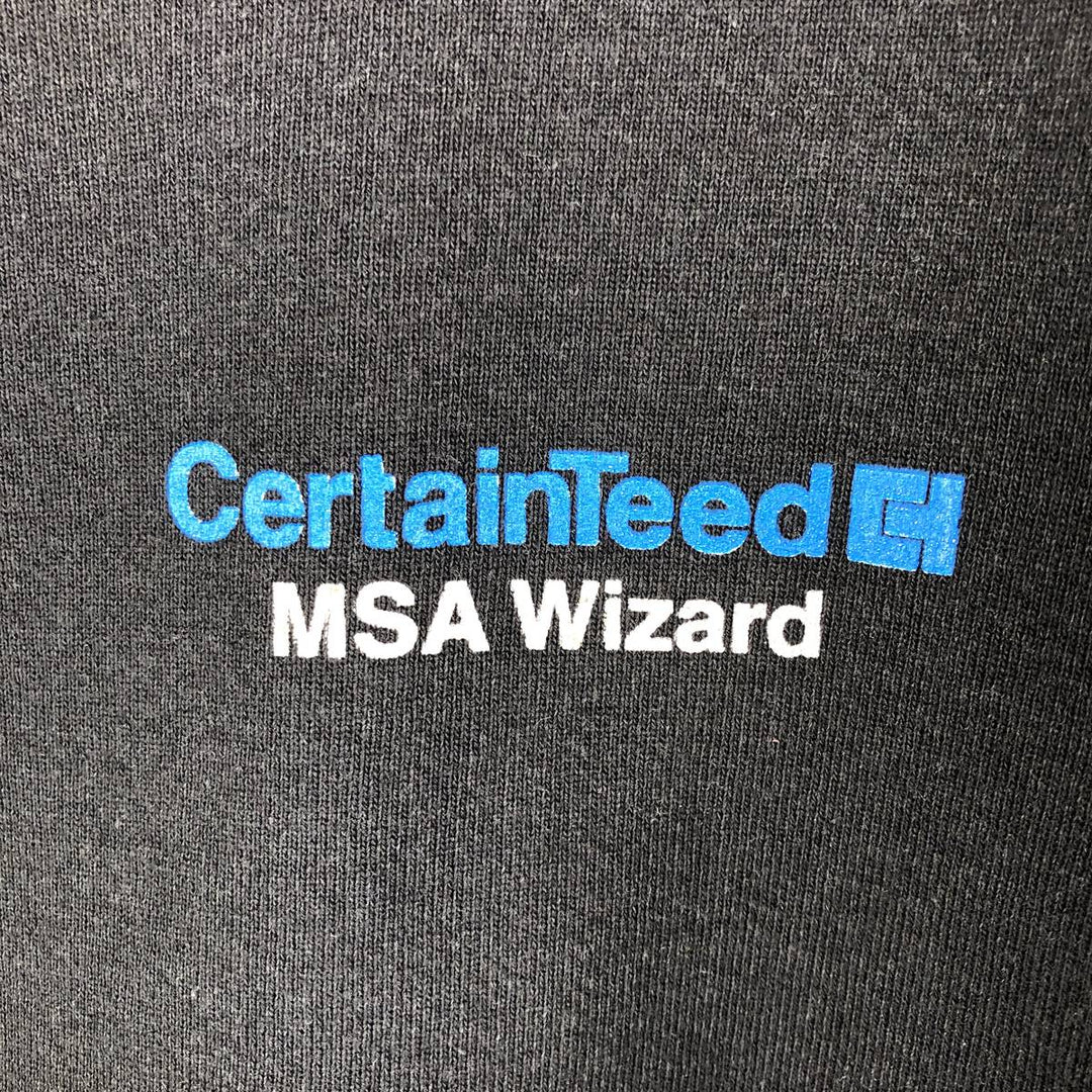 2000s~ Jerzees CertainTeed Advertising Sweatshirt, Men's XL unclear black type Vintage Second Hand