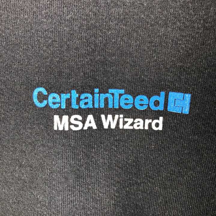 2000s~ Jerzees CertainTeed Advertising Sweatshirt, Men's XL unclear black type Vintage Second Hand