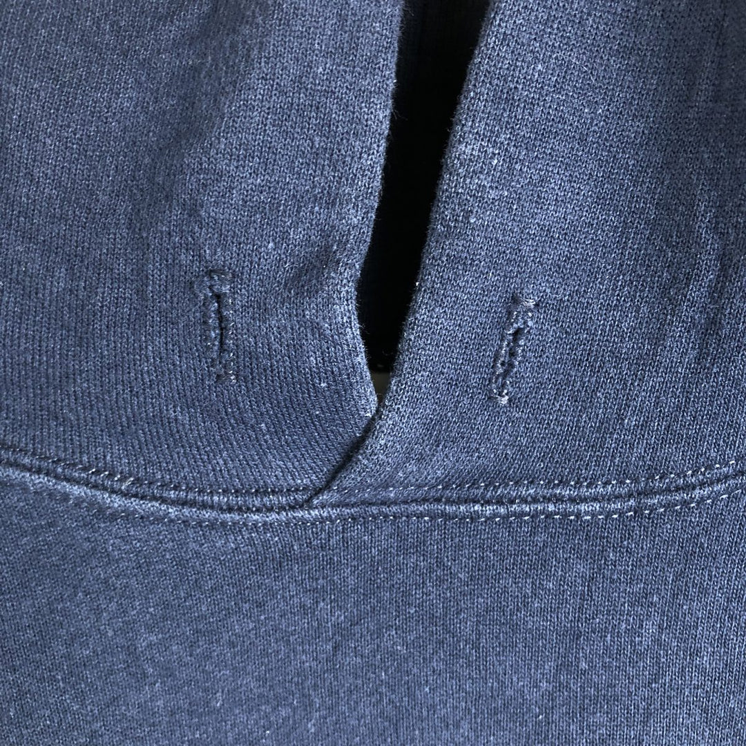 2000'S Soffe US Navy Pullover Hoodie, Made in USA, Men's Size Small cotton navy blue type Vintage Second Hand