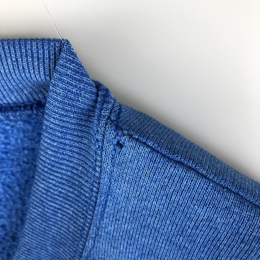 2000'S Fruit of the Loom College Character Sweatshirt, Men's XXL cotton blue type Vintage Second Hand