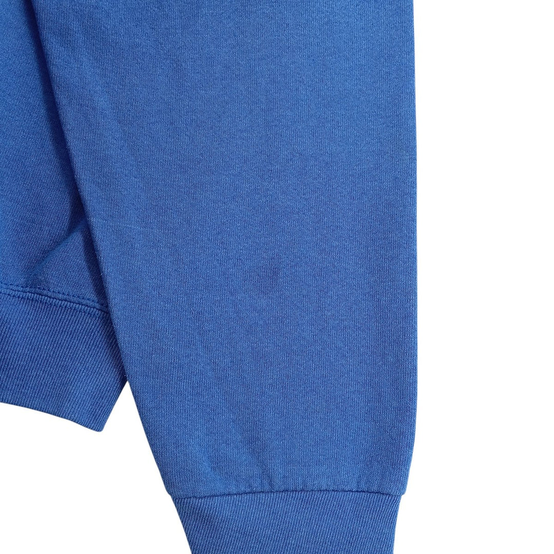 2000'S Fruit of the Loom College Character Sweatshirt, Men's XXL cotton blue type Vintage Second Hand