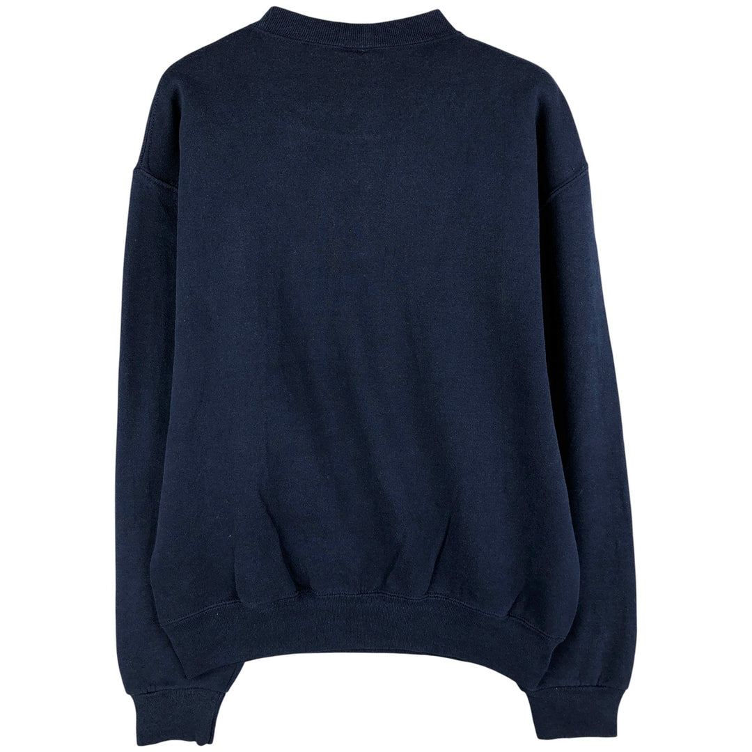 90'S Russell College Sweatshirt, Men's M Size Vintage cotton navy blue type Vintage Second Hand