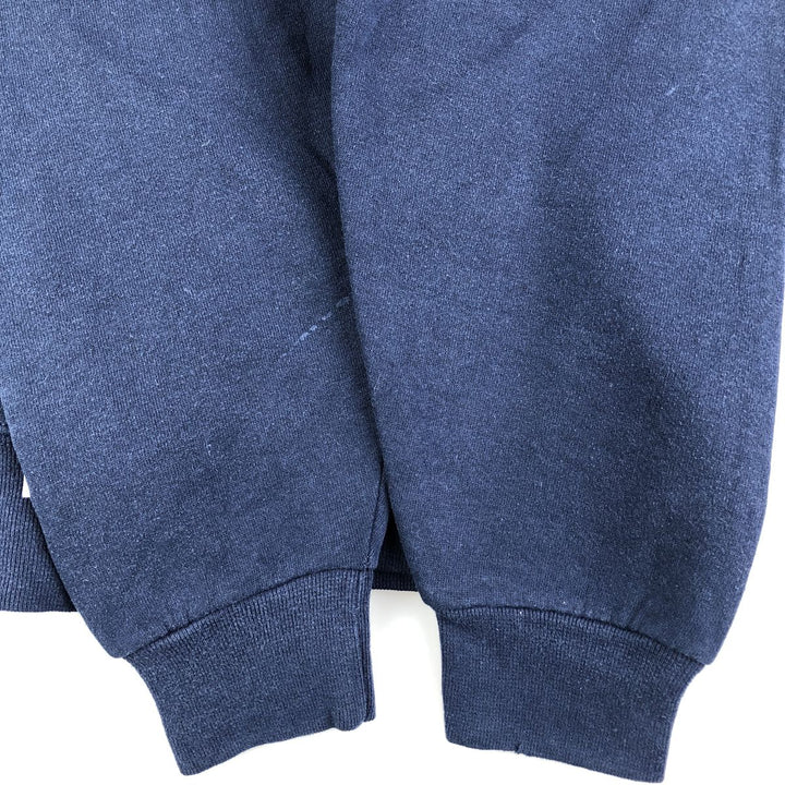 90'S Russell College Sweatshirt, Men's M Size Vintage cotton navy blue type Vintage Second Hand