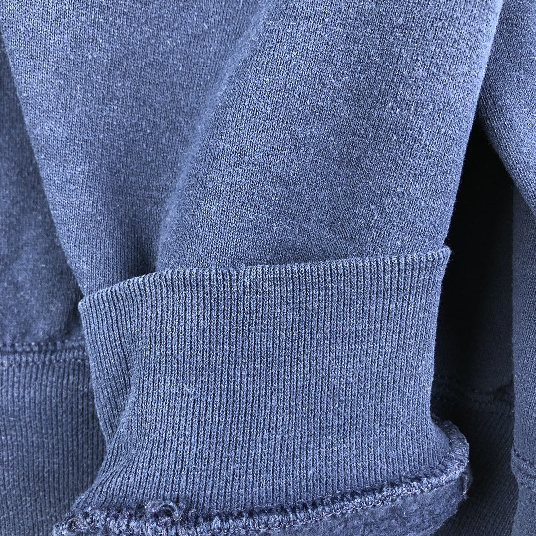 90'S Russell College Sweatshirt, Men's M Size Vintage cotton navy blue type Vintage Second Hand