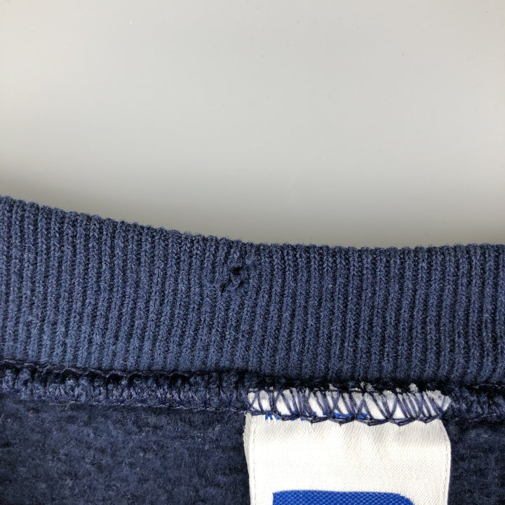 90'S Russell College Sweatshirt, Men's M Size Vintage cotton navy blue type Vintage Second Hand
