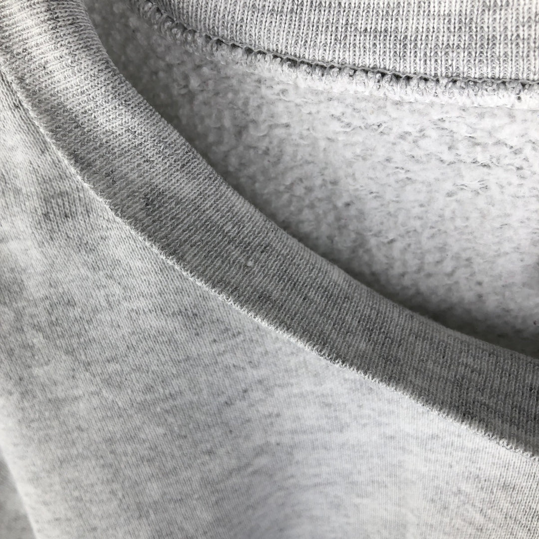 90'S Oneta Carolina Panthers Logo Sweatshirt, Made in USA, Men's Size L, Vintage polyester gray type Vintage Second Hand