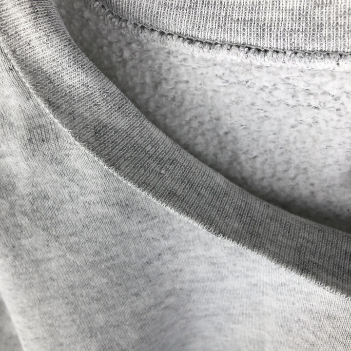 90'S Oneta Carolina Panthers Logo Sweatshirt, Made in USA, Men's Size L, Vintage polyester gray type Vintage Second Hand