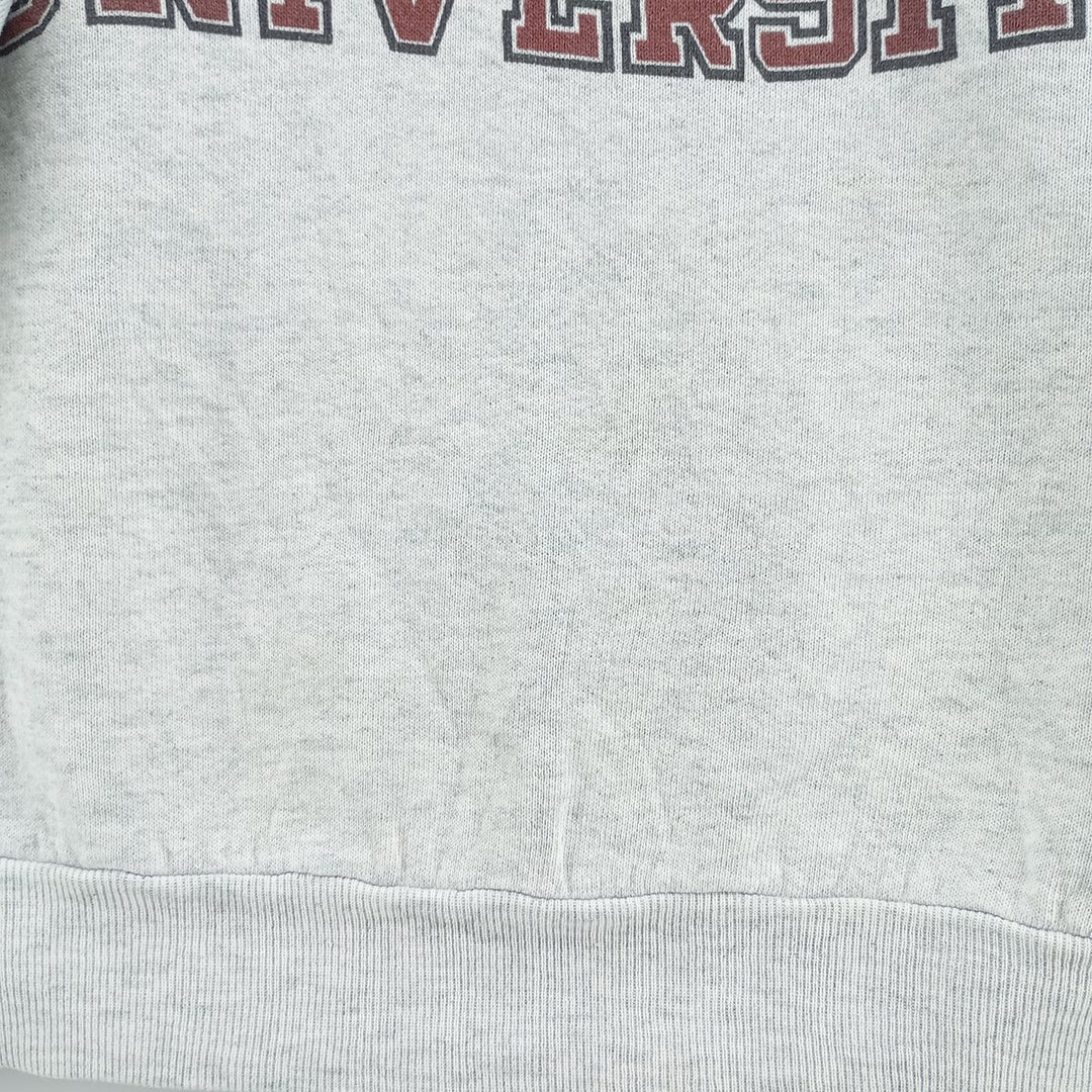 Vintage 1990'S SAVVY HARVARD Harvard University college sweatshirt, Made in USA, Men's XL polyester gray type Vintage Second Hand