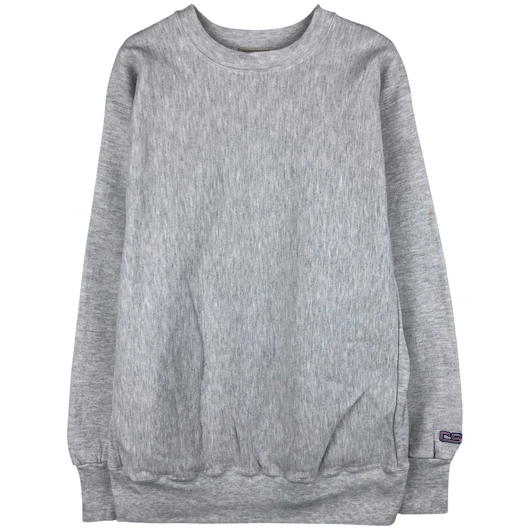 Vintage 90'S CRABLE SPORTSWEAR plain blank sweatshirt, made in the USA, men's size XL cotton gray type Vintage Second Hand