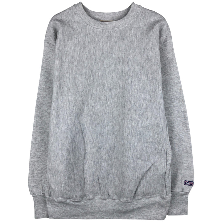 Vintage 90'S CRABLE SPORTSWEAR plain blank sweatshirt, made in the USA, men's size XL cotton gray type Vintage Second Hand
