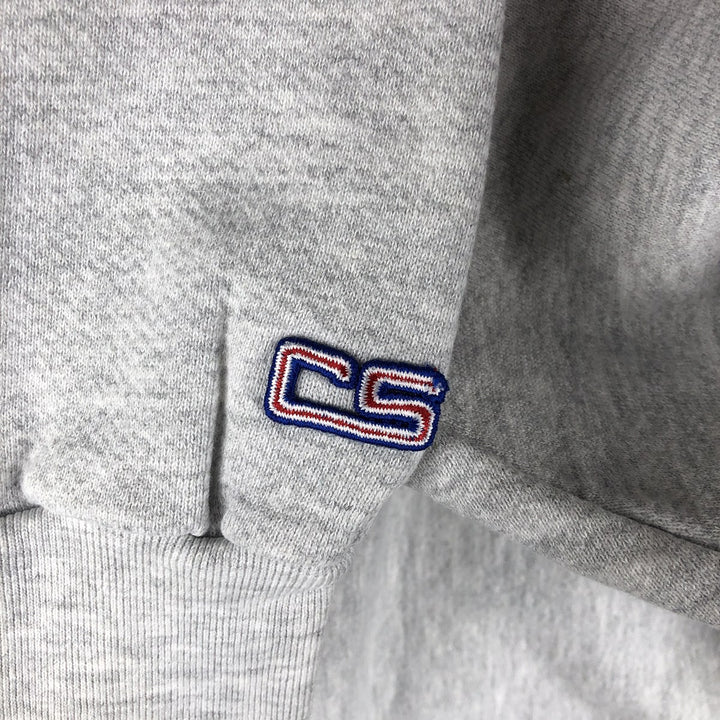 Vintage 90'S CRABLE SPORTSWEAR plain blank sweatshirt, made in the USA, men's size XL cotton gray type Vintage Second Hand