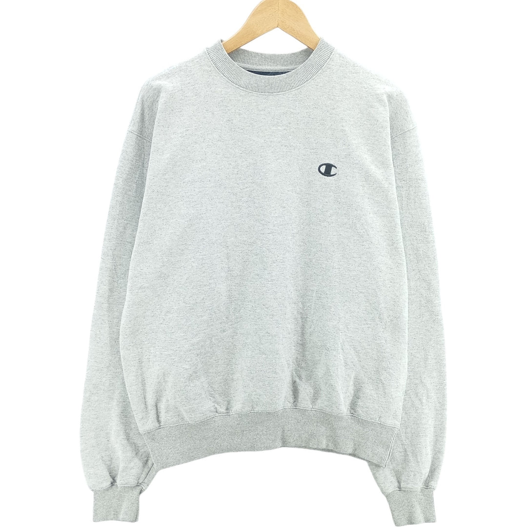 Champion Authentic Eco One-Point Logo Sweatshirt, Men's Size M cotton gray type Vintage Second Hand