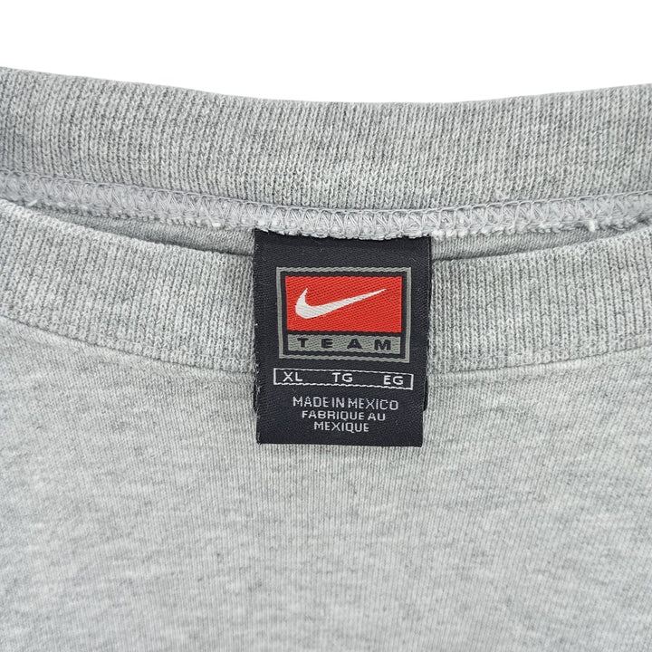 2000'S Nike College Sweatshirt, Men's XL cotton gray type Vintage Second Hand