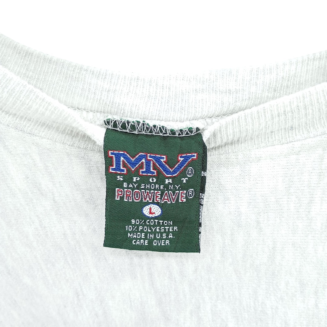 90'S MV SPORT US.NAVY Sweatshirt, Made in USA, Men's Size L, Vintage cotton gray type Vintage Second Hand