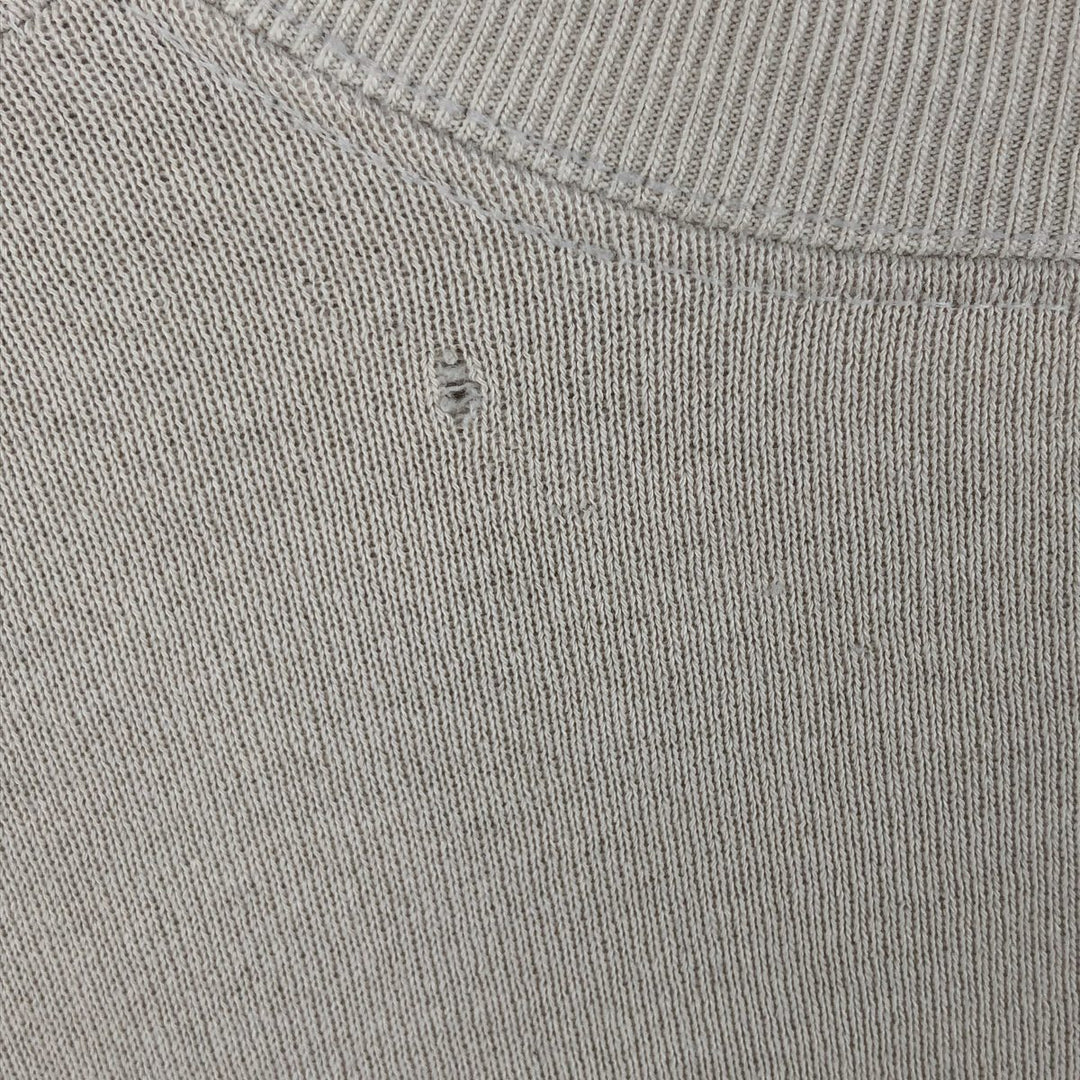 2000'S Fruit of the Loom Vest plain blank sweatshirt, men's size XL cotton Beige type Vintage Second Hand
