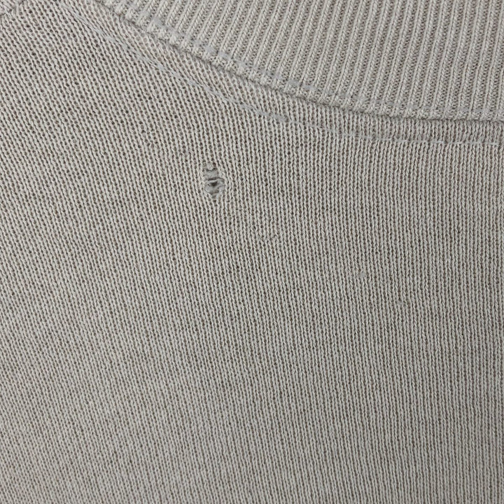 2000'S Fruit of the Loom Vest plain blank sweatshirt, men's size XL cotton Beige type Vintage Second Hand