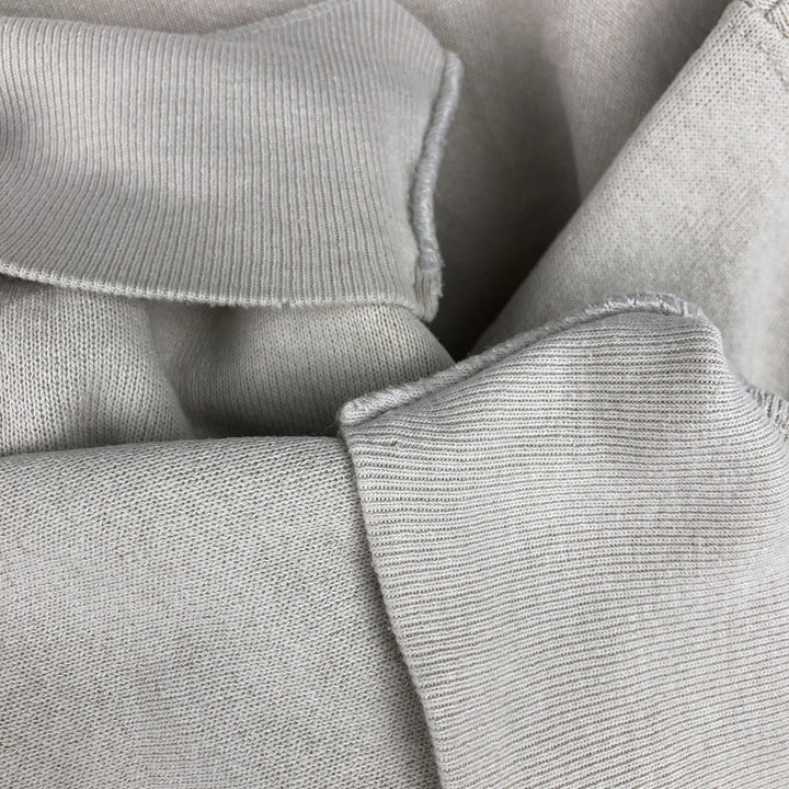 2000'S Fruit of the Loom Vest plain blank sweatshirt, men's size XL cotton Beige type Vintage Second Hand