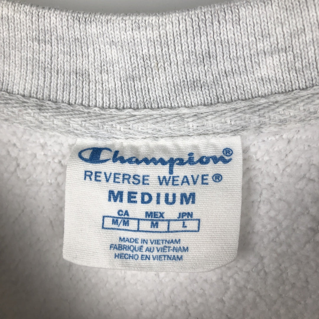 Champion Reverse Weave Notre Dame University College Sweatshirt, Men's Size Medium unclear gray type Vintage Second Hand
