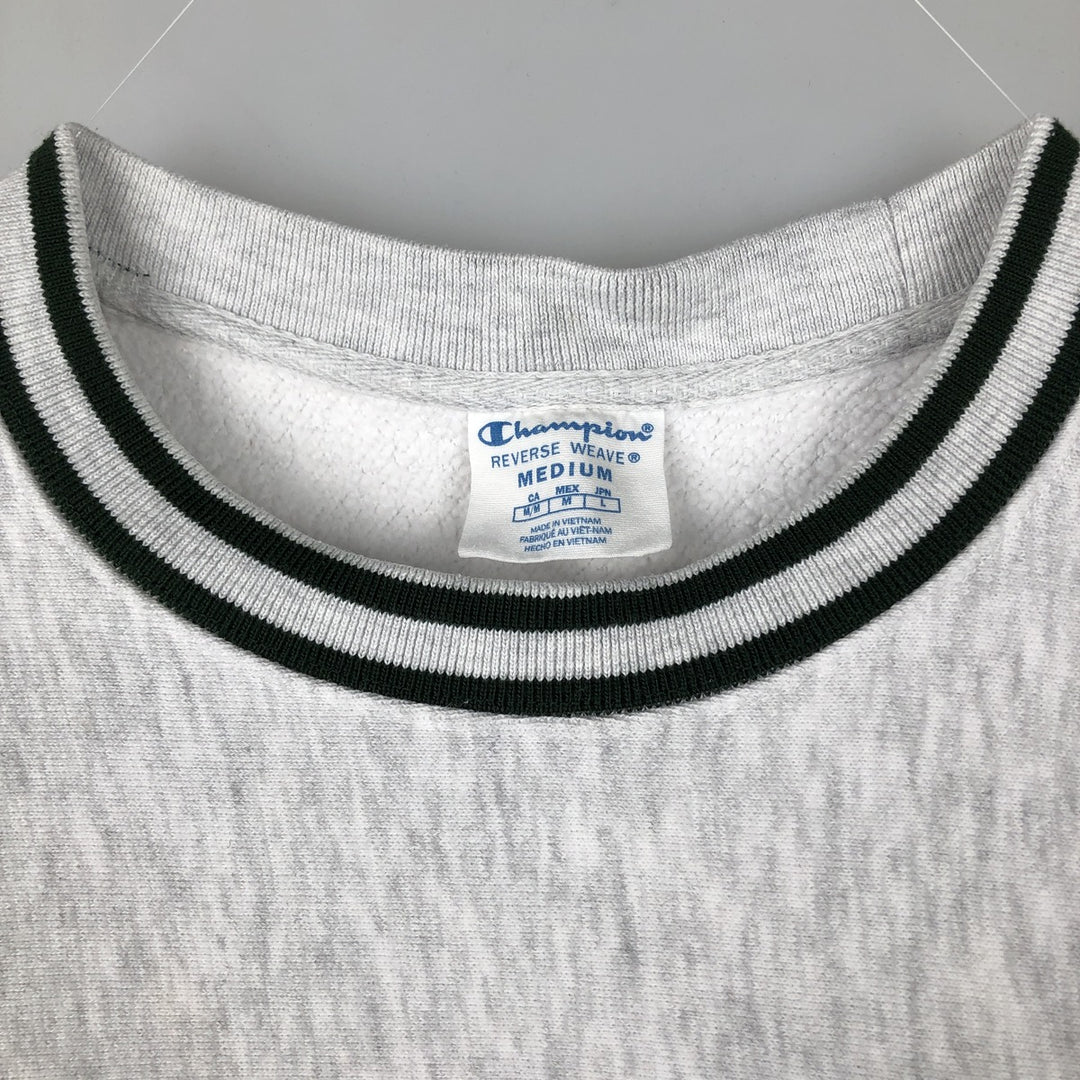 Champion Reverse Weave Notre Dame University College Sweatshirt, Men's Size Medium unclear gray type Vintage Second Hand