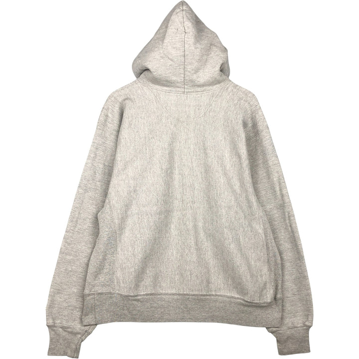 2000'S Champion PREMIUM REVERSE WEAVE Premium Reverse Weave Sweatshirt Pullover Hoodie, Men's Size L cotton gray type Vintage Second Hand