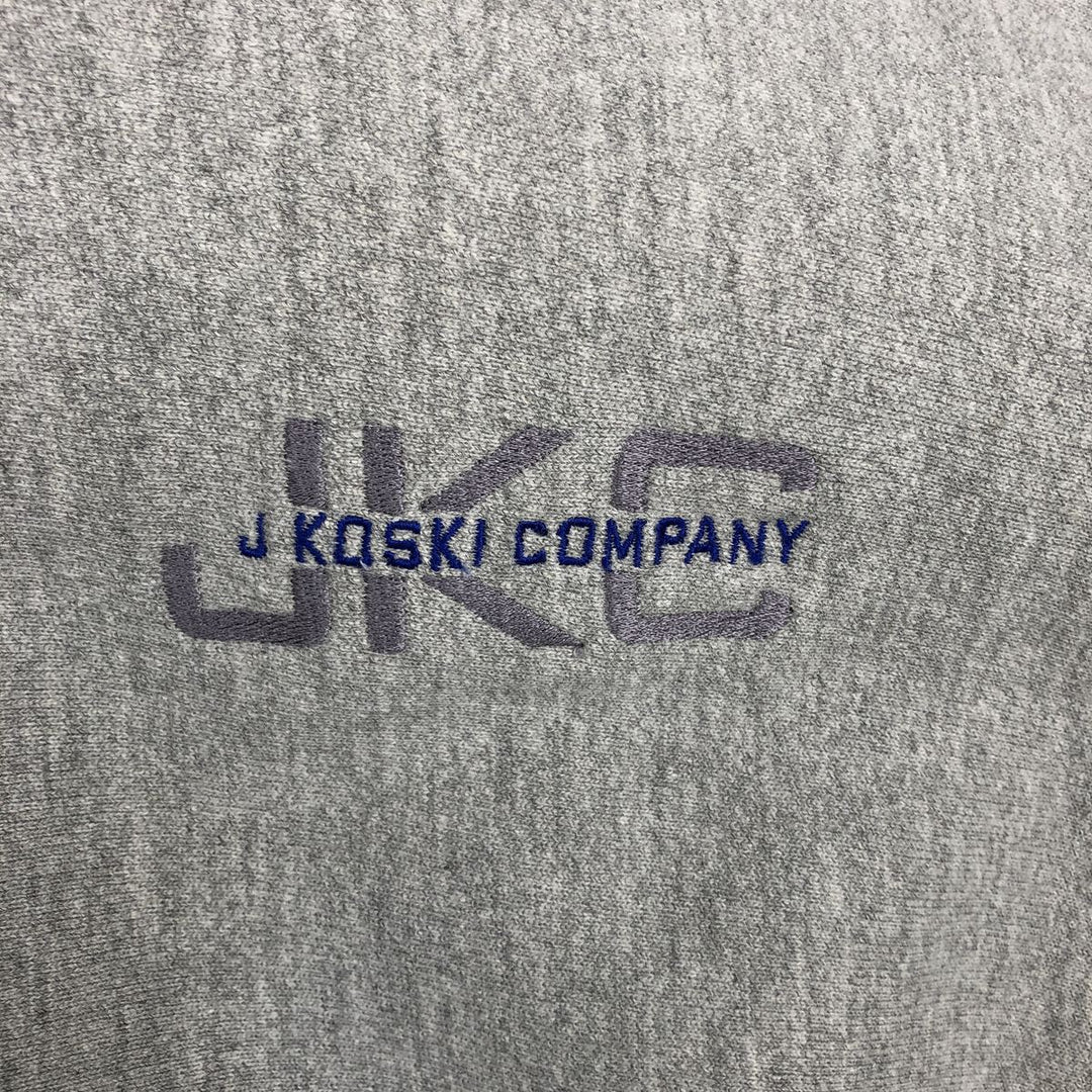 2000'S Champion PREMIUM REVERSE WEAVE Premium Reverse Weave Sweatshirt Pullover Hoodie, Men's Size L cotton gray type Vintage Second Hand