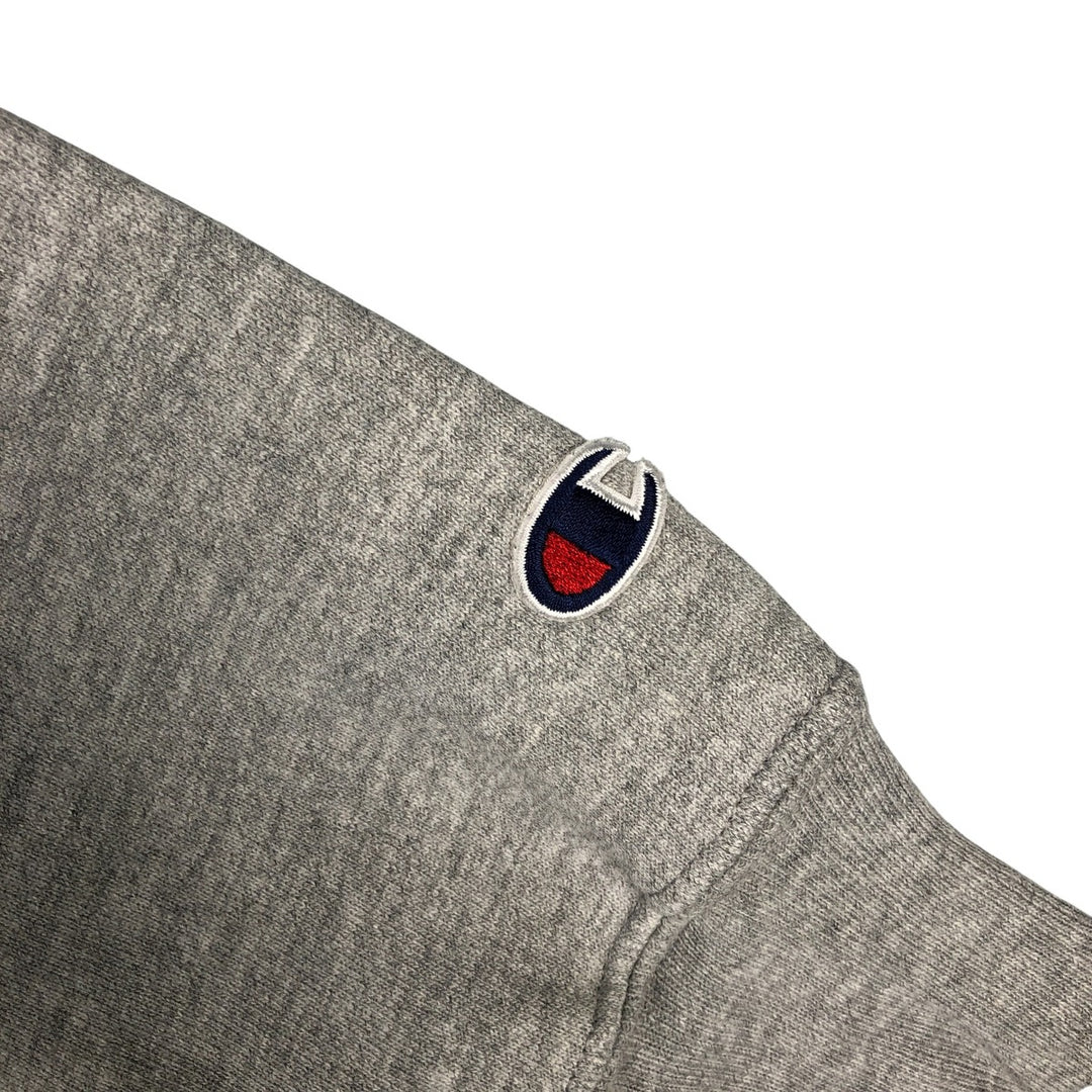 2000'S Champion PREMIUM REVERSE WEAVE Premium Reverse Weave Sweatshirt Pullover Hoodie, Men's Size L cotton gray type Vintage Second Hand