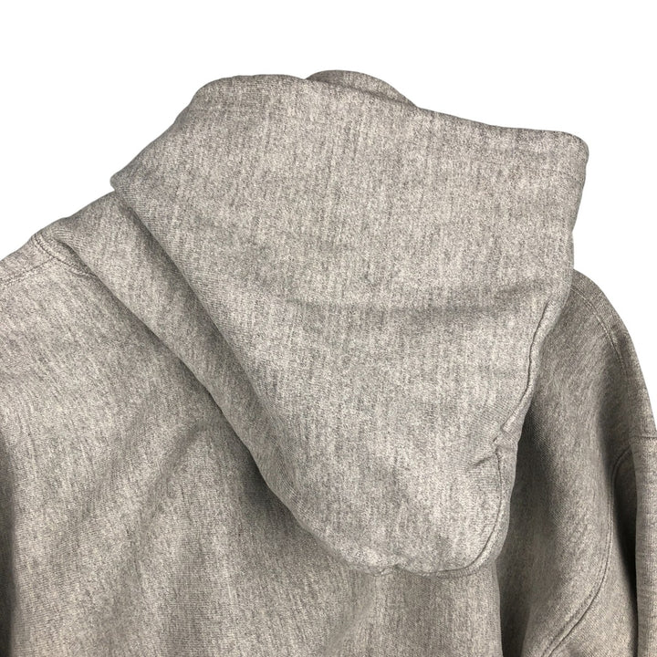 2000'S Champion PREMIUM REVERSE WEAVE Premium Reverse Weave Sweatshirt Pullover Hoodie, Men's Size L cotton gray type Vintage Second Hand