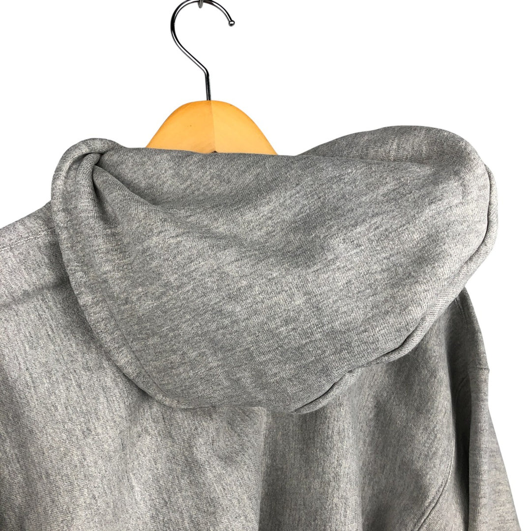 2000'S Champion PREMIUM REVERSE WEAVE Premium Reverse Weave Sweatshirt Pullover Hoodie, Men's Size L cotton gray type Vintage Second Hand