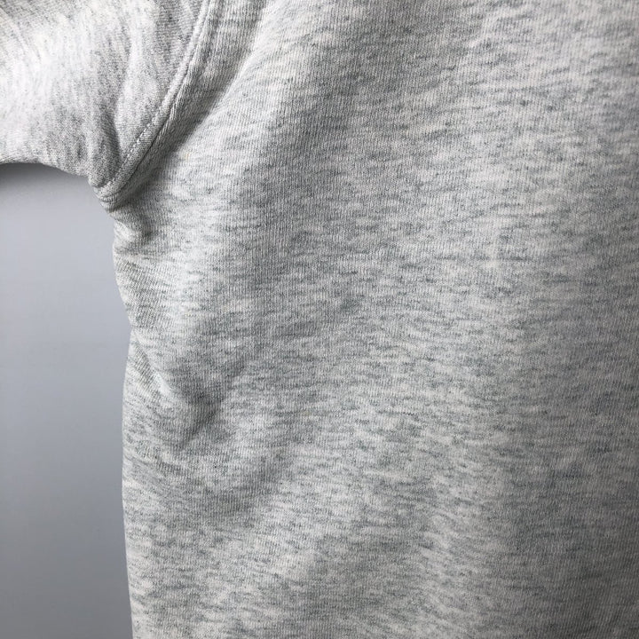 90'S Fruit of the Loom printed sweatshirt, made in the USA, men's XL size, vintage cotton gray type Vintage Second Hand