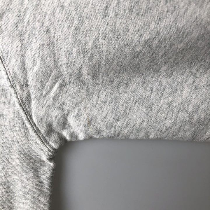 90'S Fruit of the Loom printed sweatshirt, made in the USA, men's XL size, vintage cotton gray type Vintage Second Hand