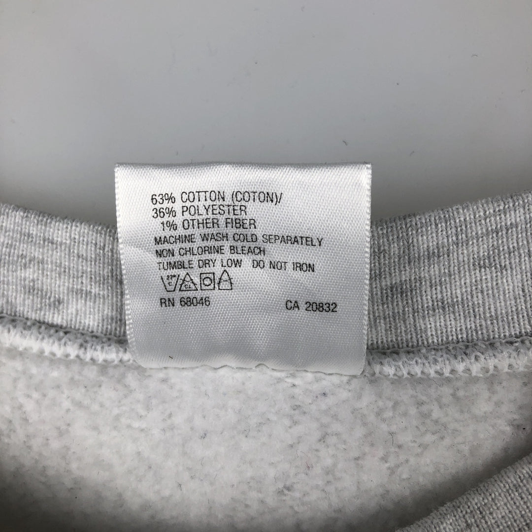 Vintage 90'S Tultex Advertising Sweatshirt, Made in USA, Men's Size L cotton gray type Vintage Second Hand