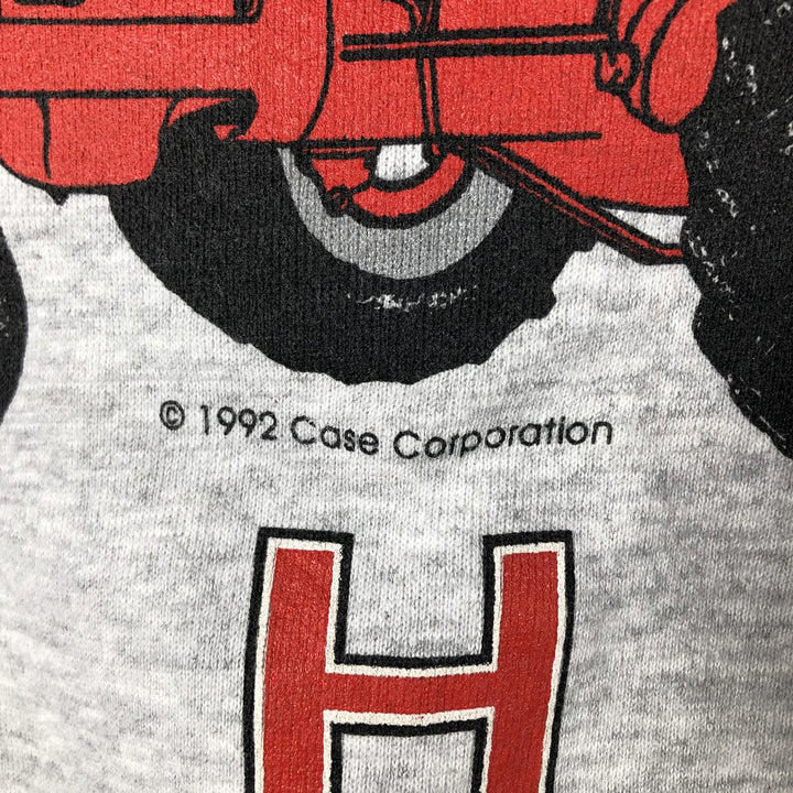 Vintage 90'S Tultex Advertising Sweatshirt, Made in USA, Men's Size L cotton gray type Vintage Second Hand