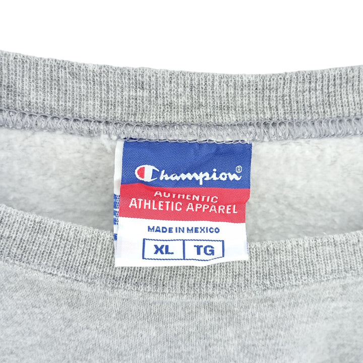 2000'S Champion Authentic Athletics Wear logo sweatshirt, men's size XL unclear gray type Vintage Second Hand