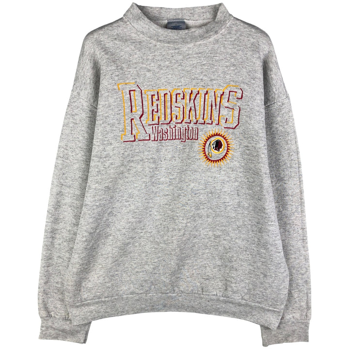 Logo7 NFL Washington Redskins Logo Sweatshirt, Men's Size L cotton gray type Vintage Second Hand