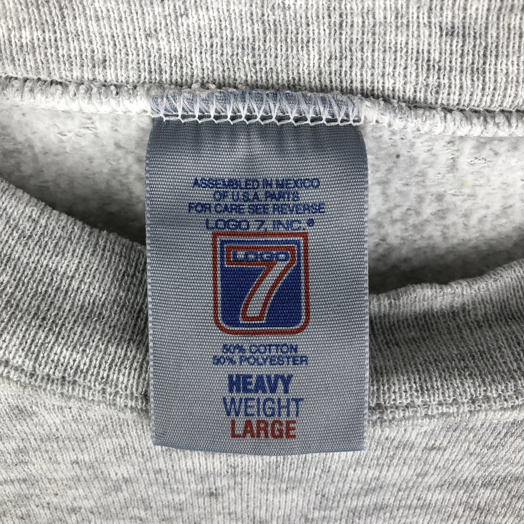 Logo7 NFL Washington Redskins Logo Sweatshirt, Men's Size L cotton gray type Vintage Second Hand