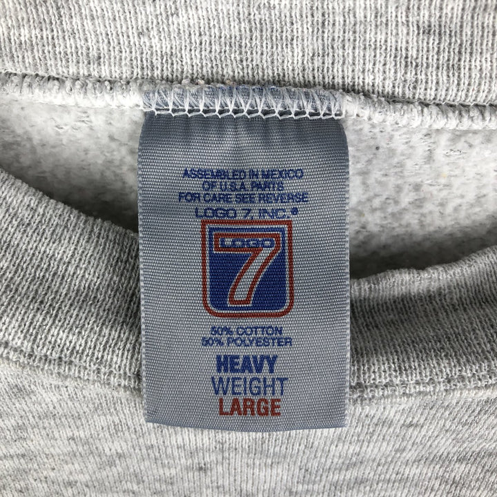 Logo7 NFL Washington Redskins Logo Sweatshirt, Men's Size L cotton gray type Vintage Second Hand