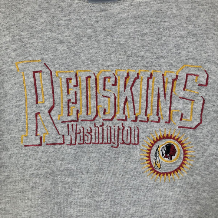 Logo7 NFL Washington Redskins Logo Sweatshirt, Men's Size L cotton gray type Vintage Second Hand