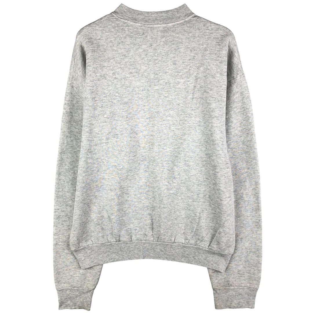 90'S Fruit of the Loom College Sweatshirt, Made in USA, Men's Size L, Vintage cotton gray type Vintage Second Hand