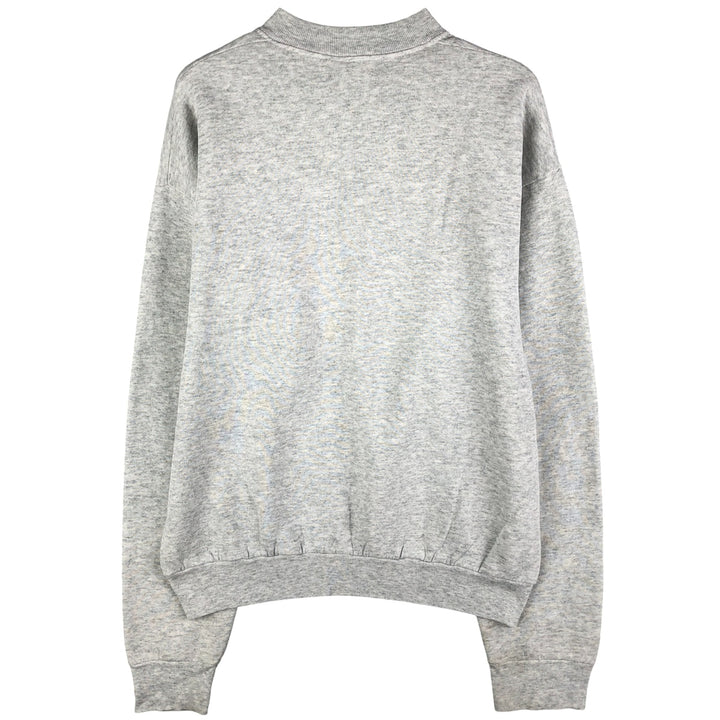 90'S Fruit of the Loom College Sweatshirt, Made in USA, Men's Size L, Vintage cotton gray type Vintage Second Hand