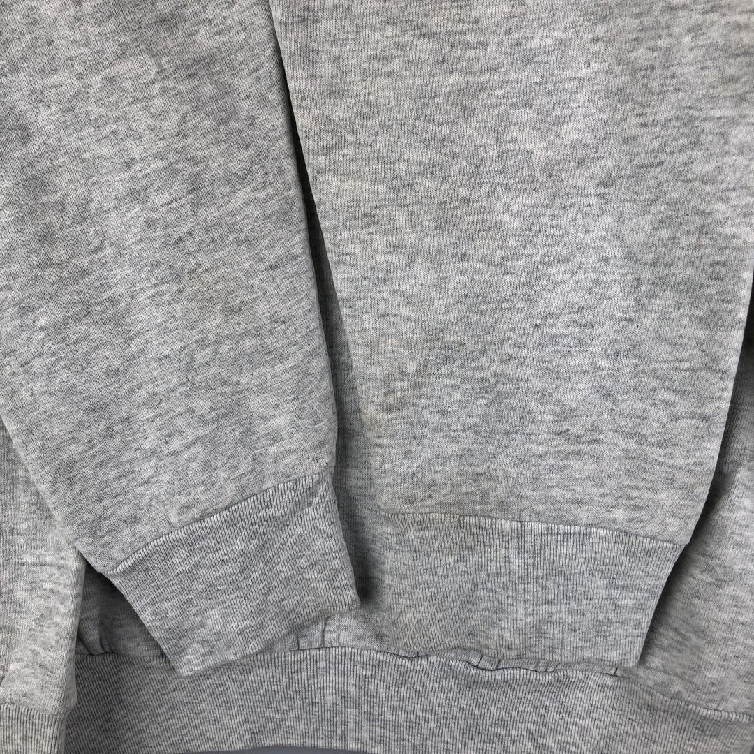 90'S Fruit of the Loom College Sweatshirt, Made in USA, Men's Size L, Vintage cotton gray type Vintage Second Hand